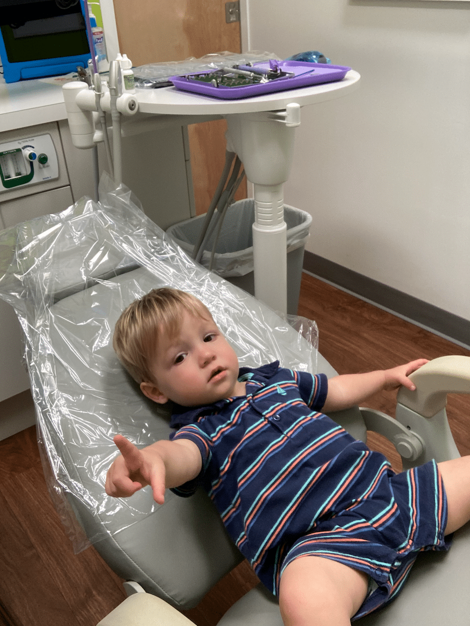 child in dental chair 2